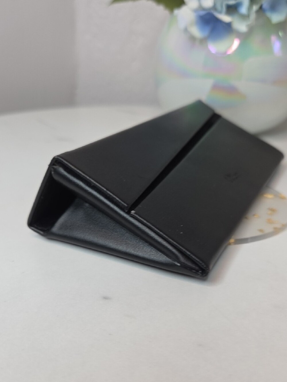 Authentic Christian Dior Black Foldable Sunglasses Case - Picture 3 of 6